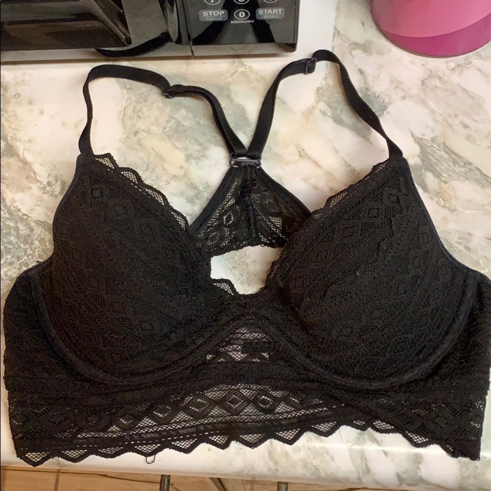 Pink bra